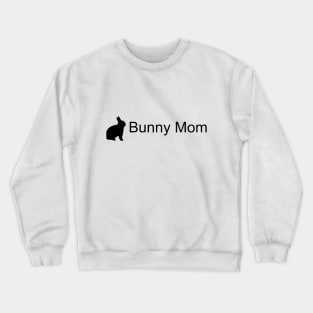 Bunny Mom Rabbit Silhouette Crewneck Sweatshirt